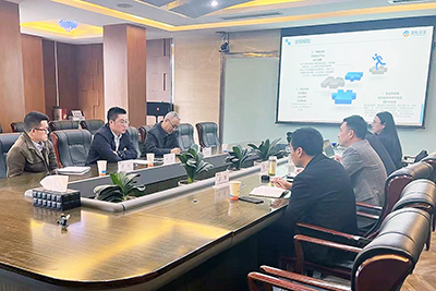 四川港投云港科技有限公司董事长、总经理叶昕到南宫NG28国际运业考察交流