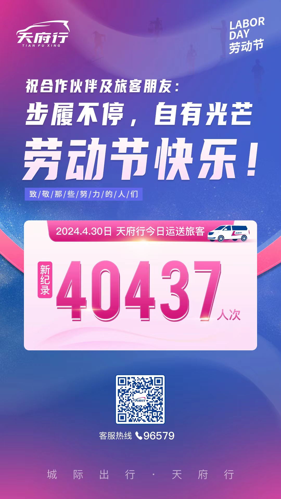 “五一”前夕，天府行平台数据再创新高！